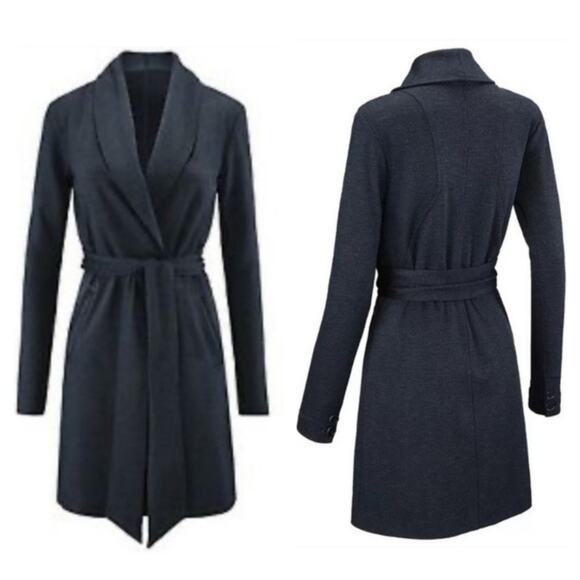 CAbi Stretch Ponte Harbour Navy Jacket #3180 - Picture 1 of 7